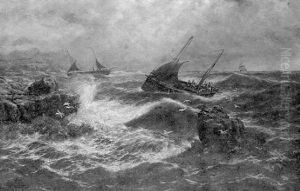 To Shelter, In The Moray Firth by Thomas Rose Miles