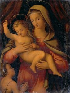 The Madonna And Child With The Infant Saint John The Baptist by Niccolo Betti