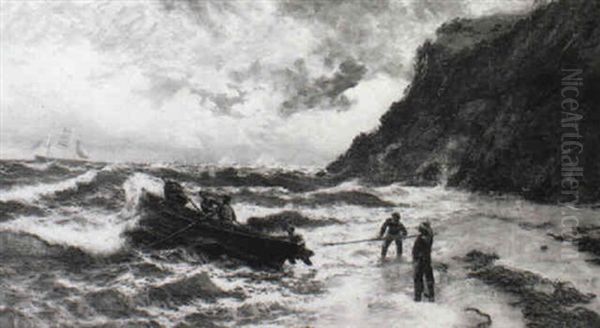 Signal For A Pilot, Shanklin Bay, Isle Of Wight - view 1