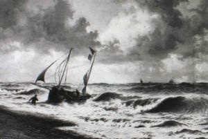 Near Rye, Sussex by Thomas Rose Miles