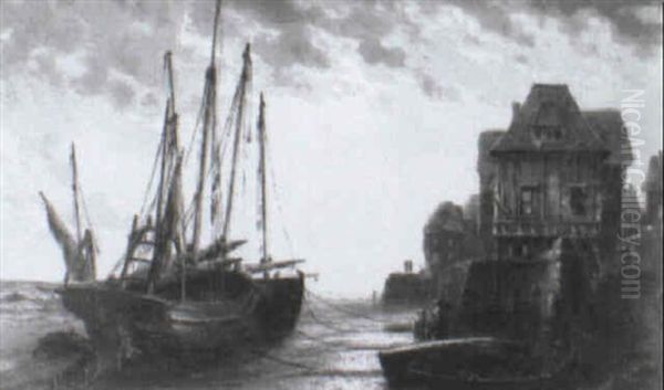 Coastal View At Dusk - view 1