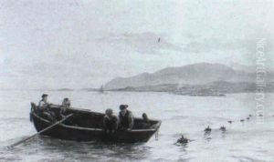 Connemara Lobster Fishers by Thomas Rose Miles