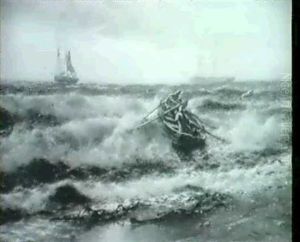 Trawl-hands Going Abroad;                                   Rising Wind And Sea by Thomas Rose Miles