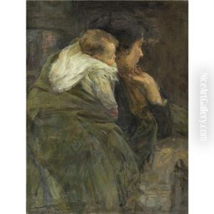 Sospiri (study) by Alessandro Milesi