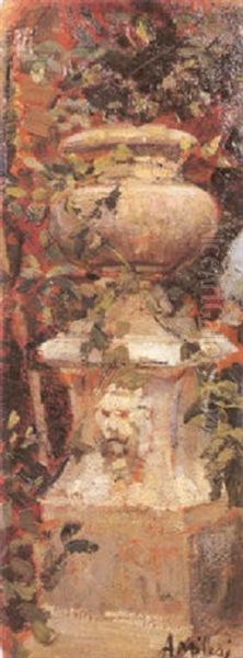 Capitello Con Sfinge Di Leone E Vaso - view 1