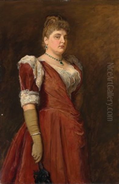 Portrait Of Mrs Charles Wertheimer - view 1