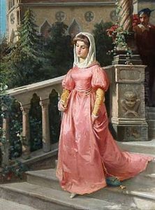 A Young Woman In Venice