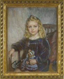 Ritratto Di Bambina Con Bambola