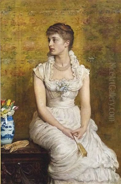 Portrait Of Lady Campbell, Nee Nina Lehmann - view 1