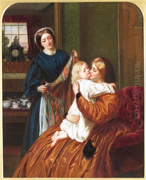 The Goodnight Kiss (attributed To Rebecca Solomon) - view 1