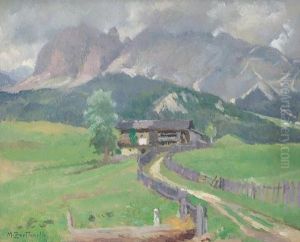 Paesaggio Alpino by Mario Giuseppe Bettinelli