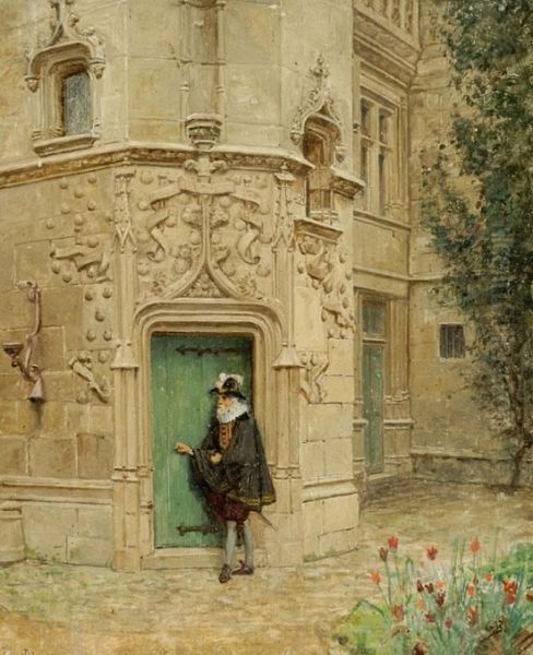 A Nobleman By A Gothic Gate - view 1
