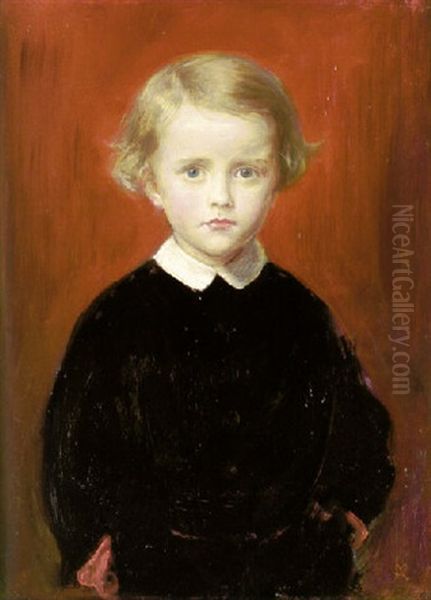 A Portrait Of John Wycliffe Taylor At The Age Of Five - view 1