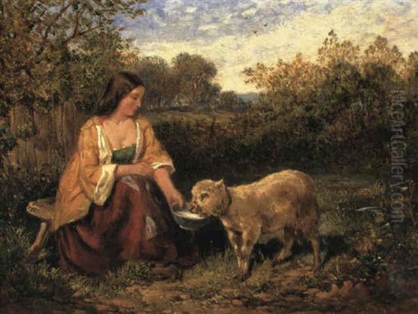Feeding The Lambs - view 1