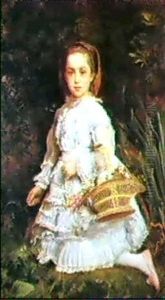 Portrait Of Gracia Lees, Daughter Of T.evans Lees, Esq.