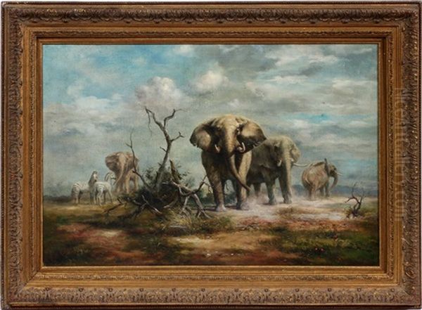 African Serengeti Scene - view 1