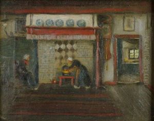Fireside Scene, 1900