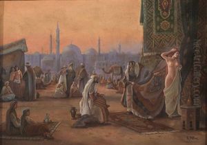 Le Marche Aux Esclaves by Addison Thomas Millar