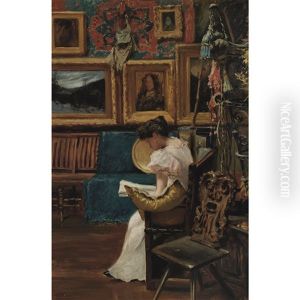 Mrs. William Merritt Chase In Chase's Studio