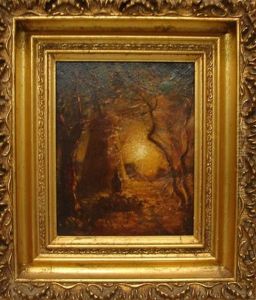 Windmill At Sunset by Addison Thomas Millar