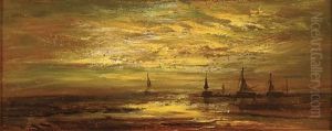 Sailboats At Dusk thumbnail
