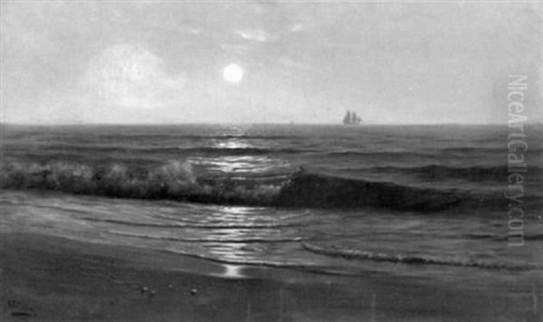Moonlight Sail/a New England Coastal View - view 1
