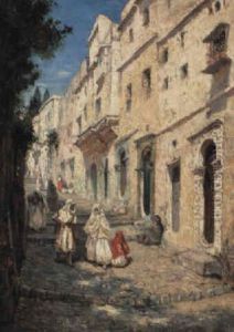 Rue De La Casbah D'alger by Addison Thomas Millar