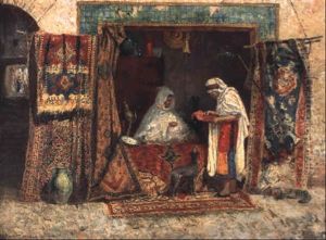 Le Marchand De Tapis by Addison Thomas Millar