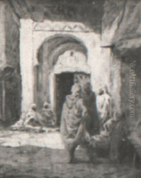 Arab Market Scene - view 1
