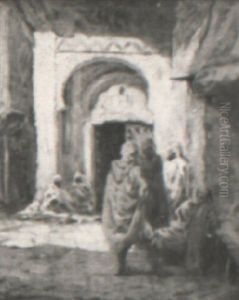Arab Market Scene
