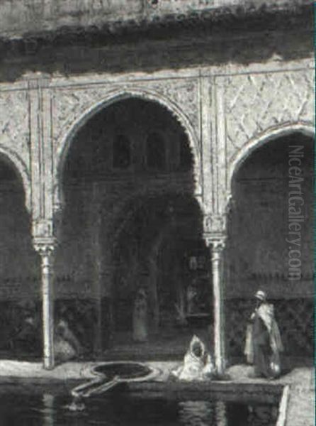 An Arab Courtyard - view 1