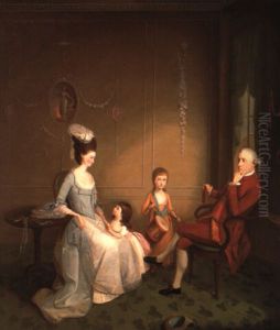 Portrait Of A Family In An Adam Room
