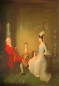 Portrait Of A Family In An Interieur