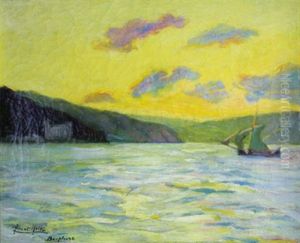 Vue Du Bosphore by Albert Mille