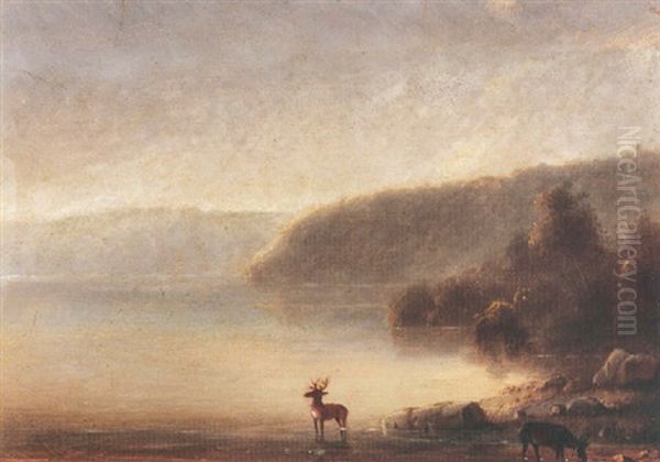 Landscape With Elks - view 1