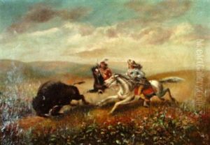 Last Buffalo by Alfred Jacob Miller