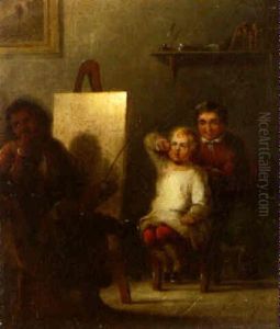 The Impatient Sitter by Alfred Jacob Miller