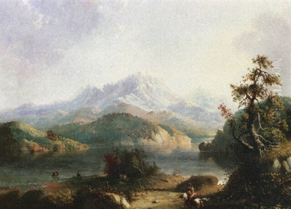 Rocky Mountain Scene, Wind River Mountains - view 1