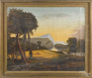 Hudson River View by Charles Henry Miller