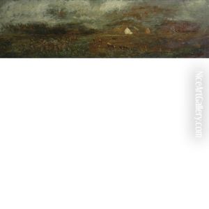 Farm Scene by Charles Henry Miller