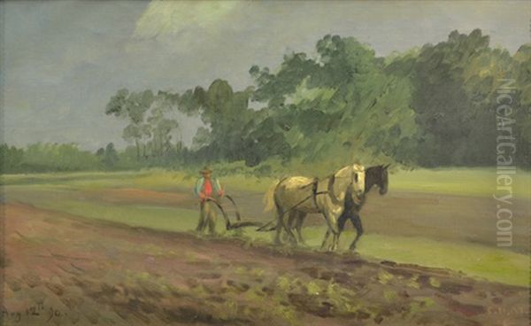 Plowing The Field, Freeport, Long Island - view 1