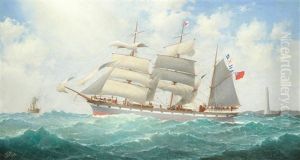 Loch Sloy Off The Coast by Charles Keith Miller