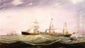 "strathleven" In Full Sail On Rough Waters "strathleven" In Full Sail On Rough Waters