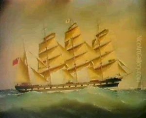 The Four-masted Barque Marion Lightbody by Charles Keith Miller
