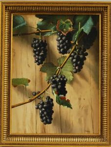 Still Life With Concord Grapes by Franklin Harrison Miller