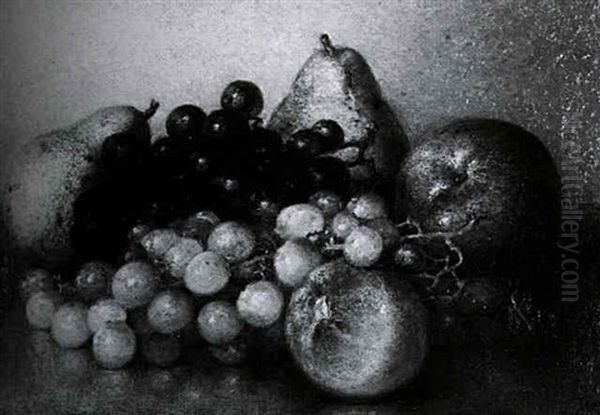 Still Life With Fruit On A Ledge - view 1