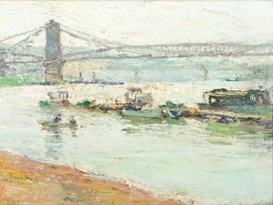Glimpse Of The Ohio River