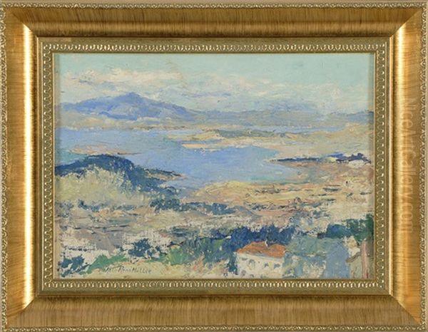Landscape With House And Distant Mountains - view 1