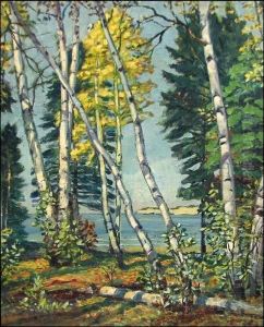 The Dunes Of Sawyer,michigan by Harold Harrington Betts
