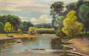 River Landscape by Harold Harrington Betts
